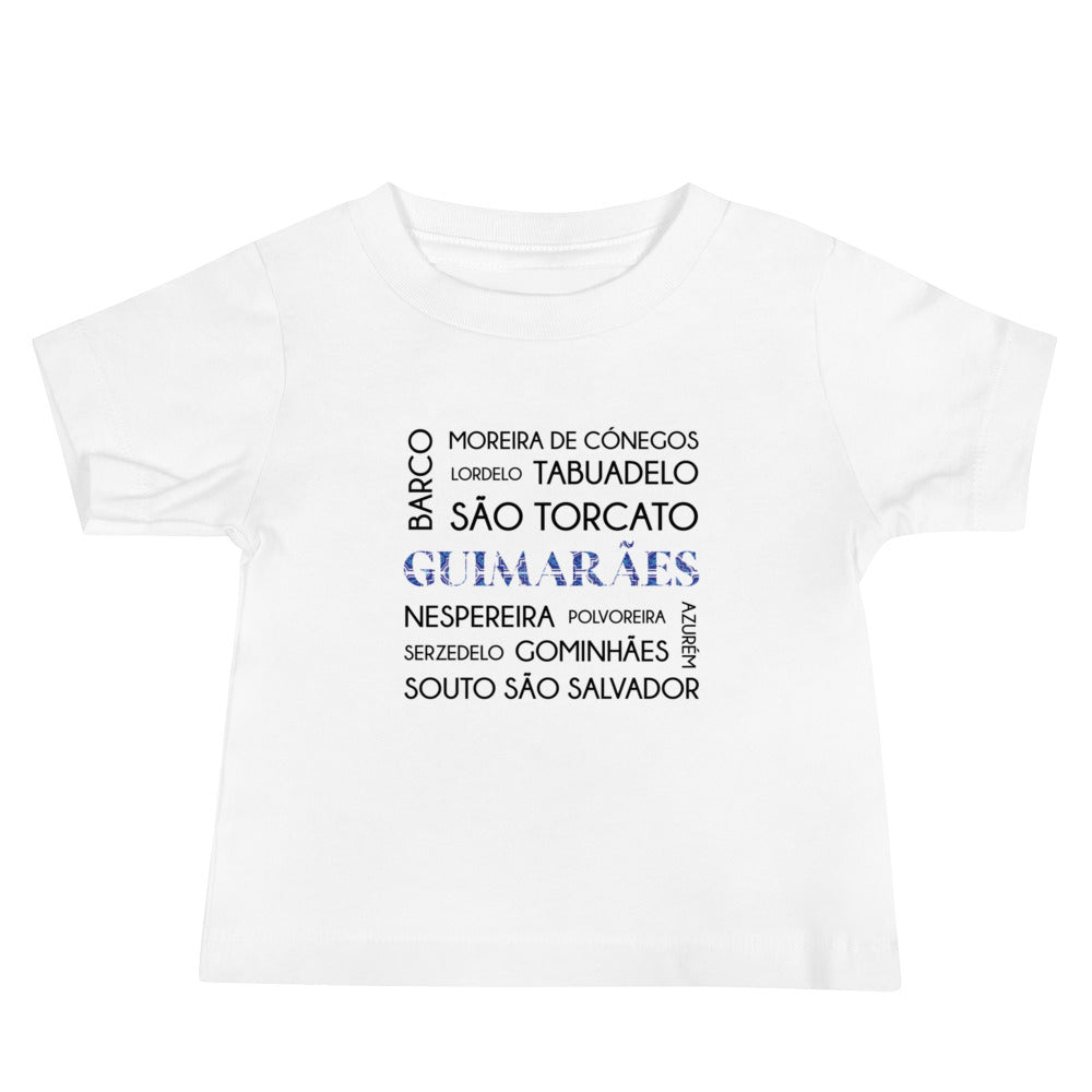 T-shirt bebé “Guimarães e freguesias”