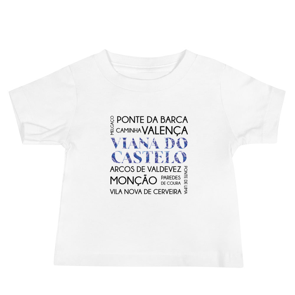 T-shirt bebé “Distrito Viana do Castelo”