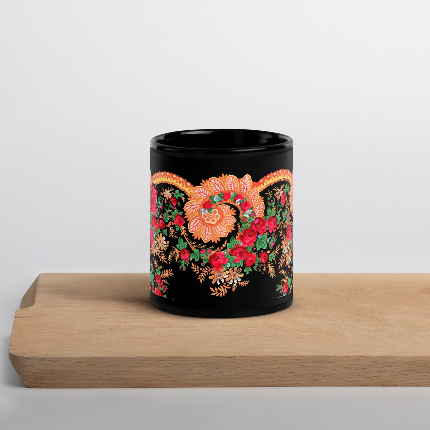 Mug « Foulard portugais Minhoto noir »