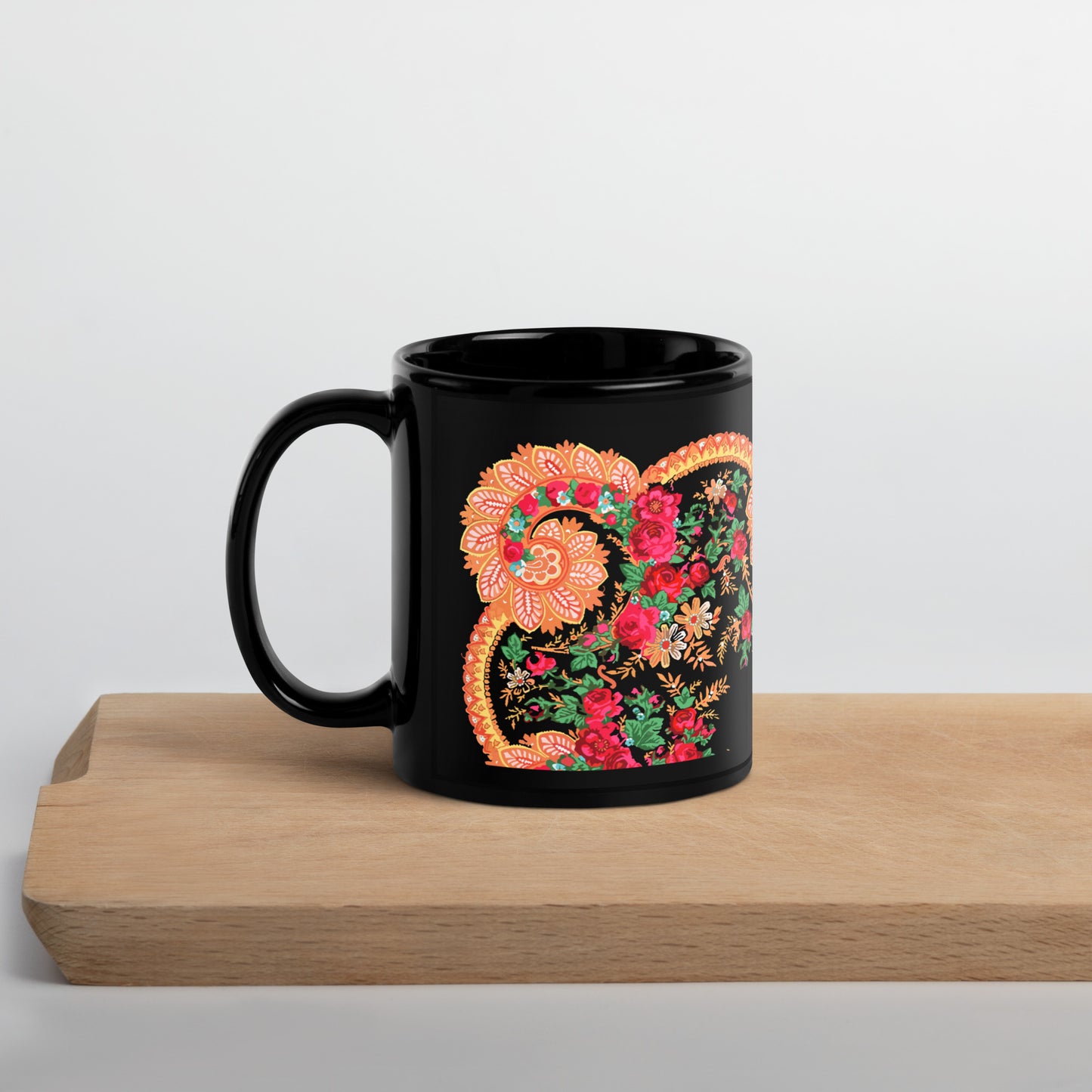 Mug « Foulard portugais Minhoto noir »