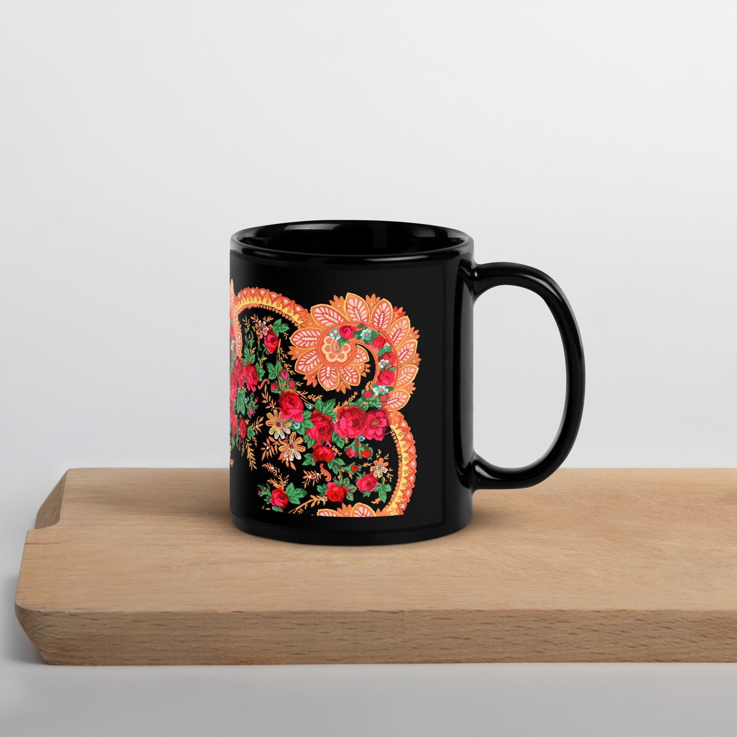 Mug « Foulard portugais Minhoto noir »