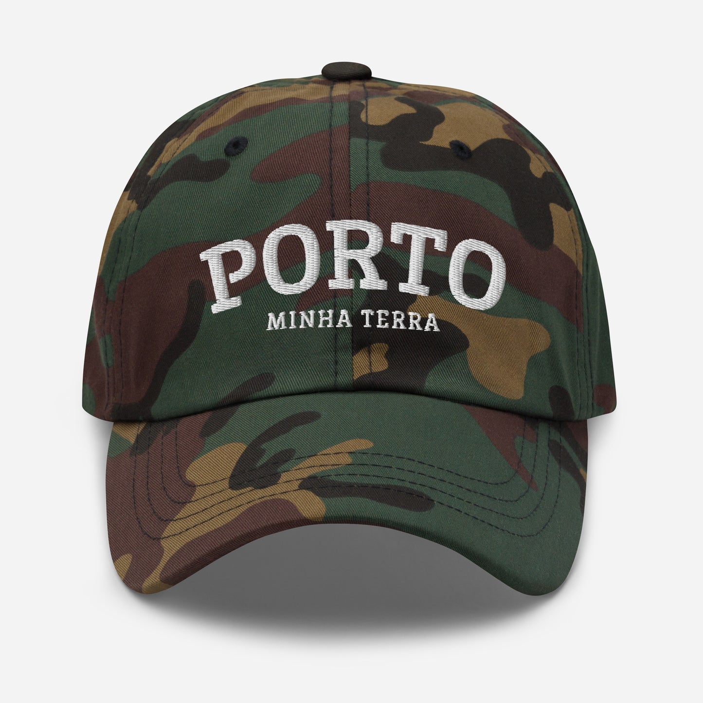 Boné bordado “Minha Terra” personalizável