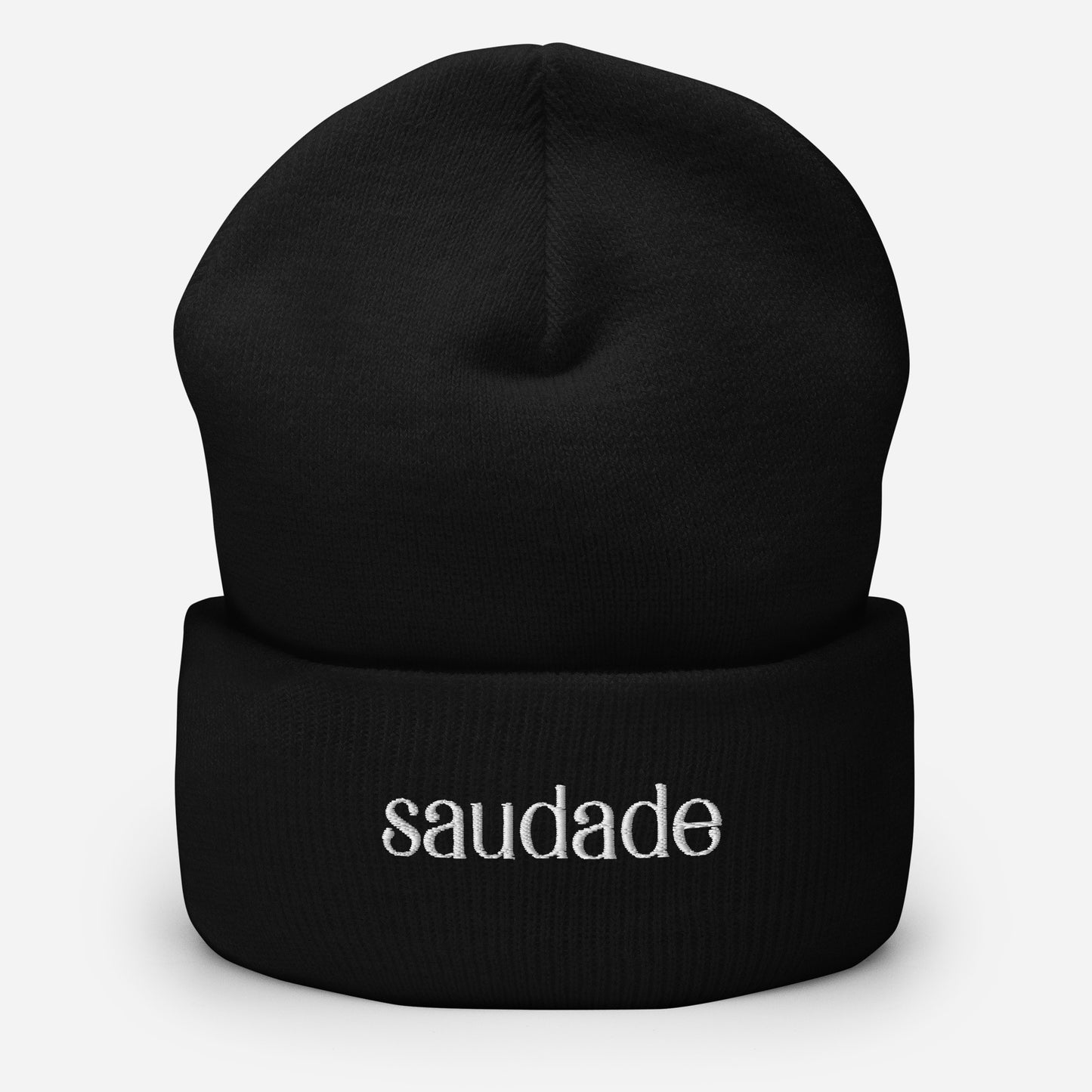 Chapéu bordado “Saudade”