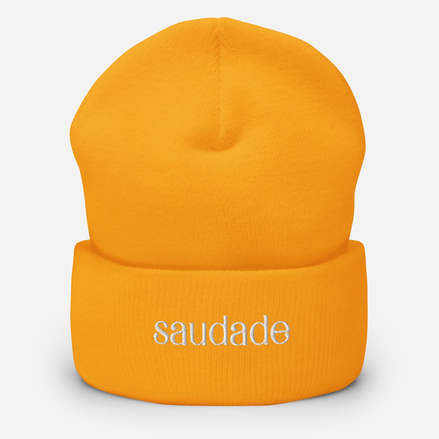 Chapéu bordado “Saudade”