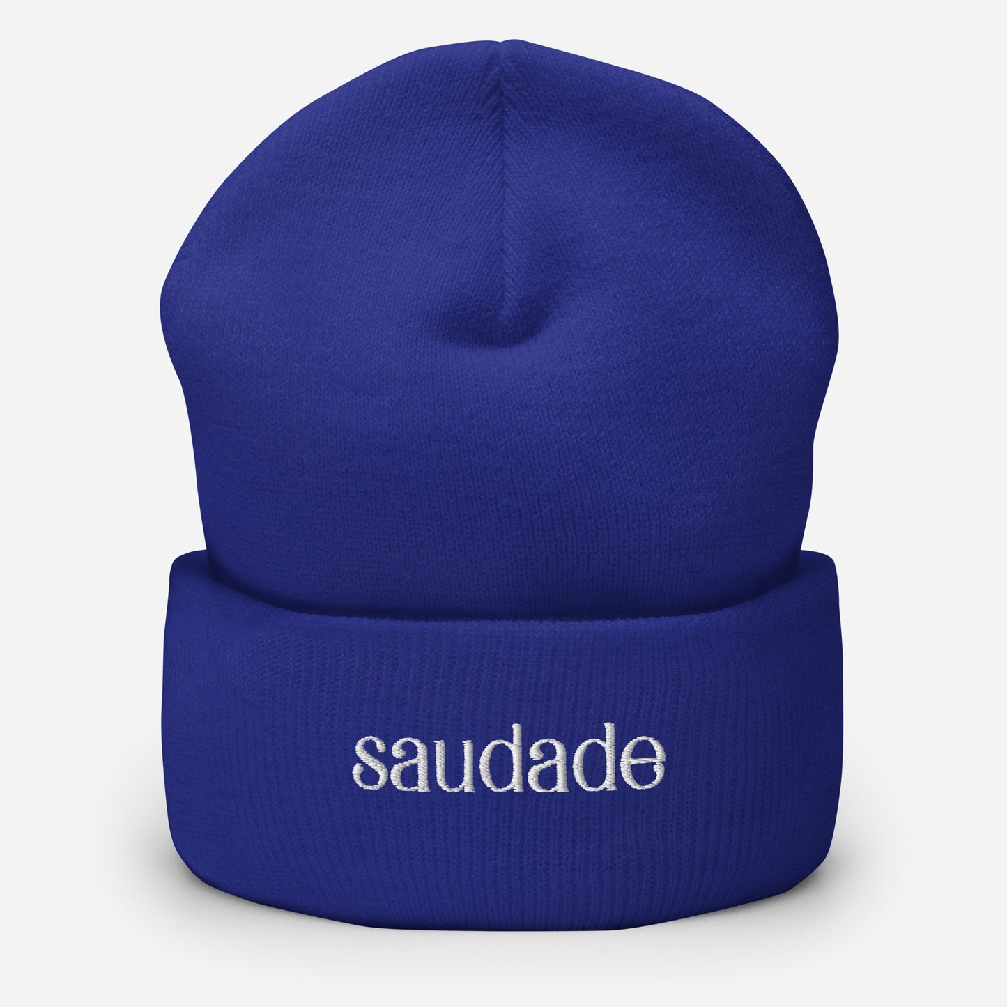 Chapéu bordado “Saudade”