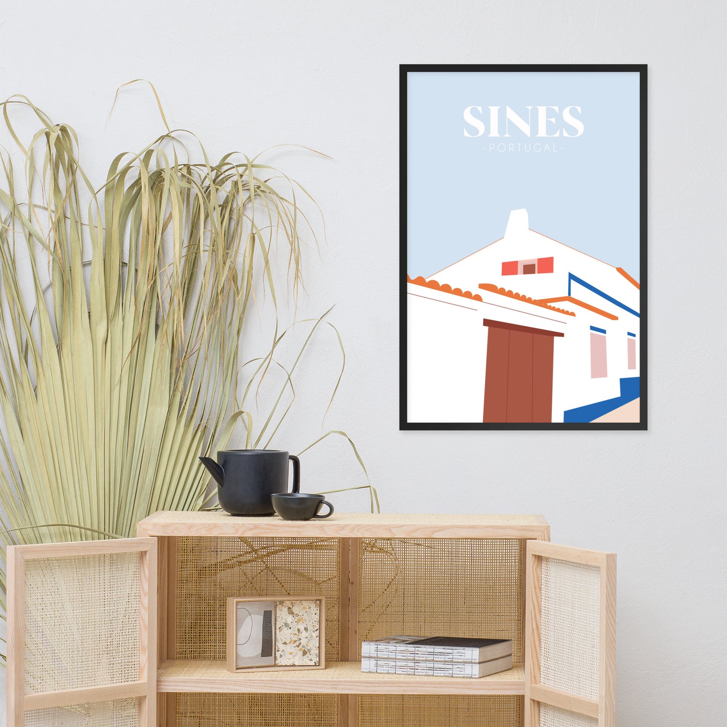 Affiche « Sines » encadrée