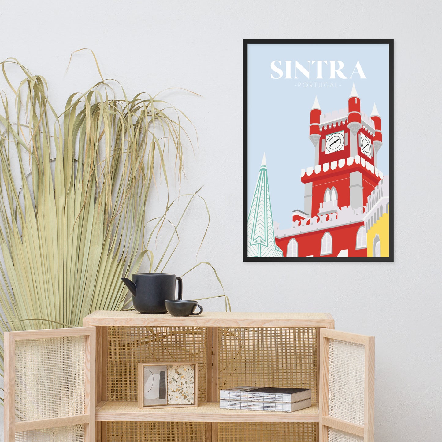 Affiche « Sintra » encadrée