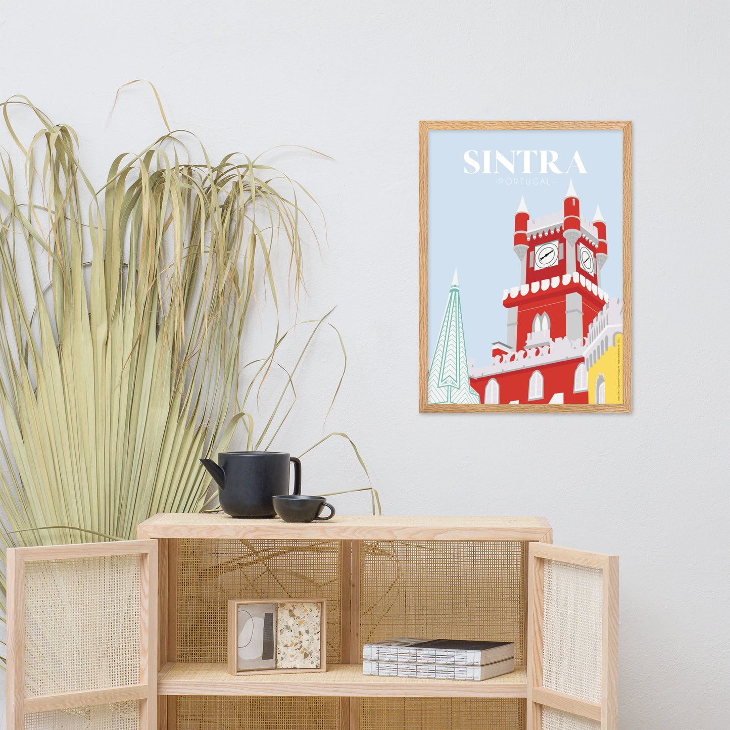 Affiche « Sintra » encadrée