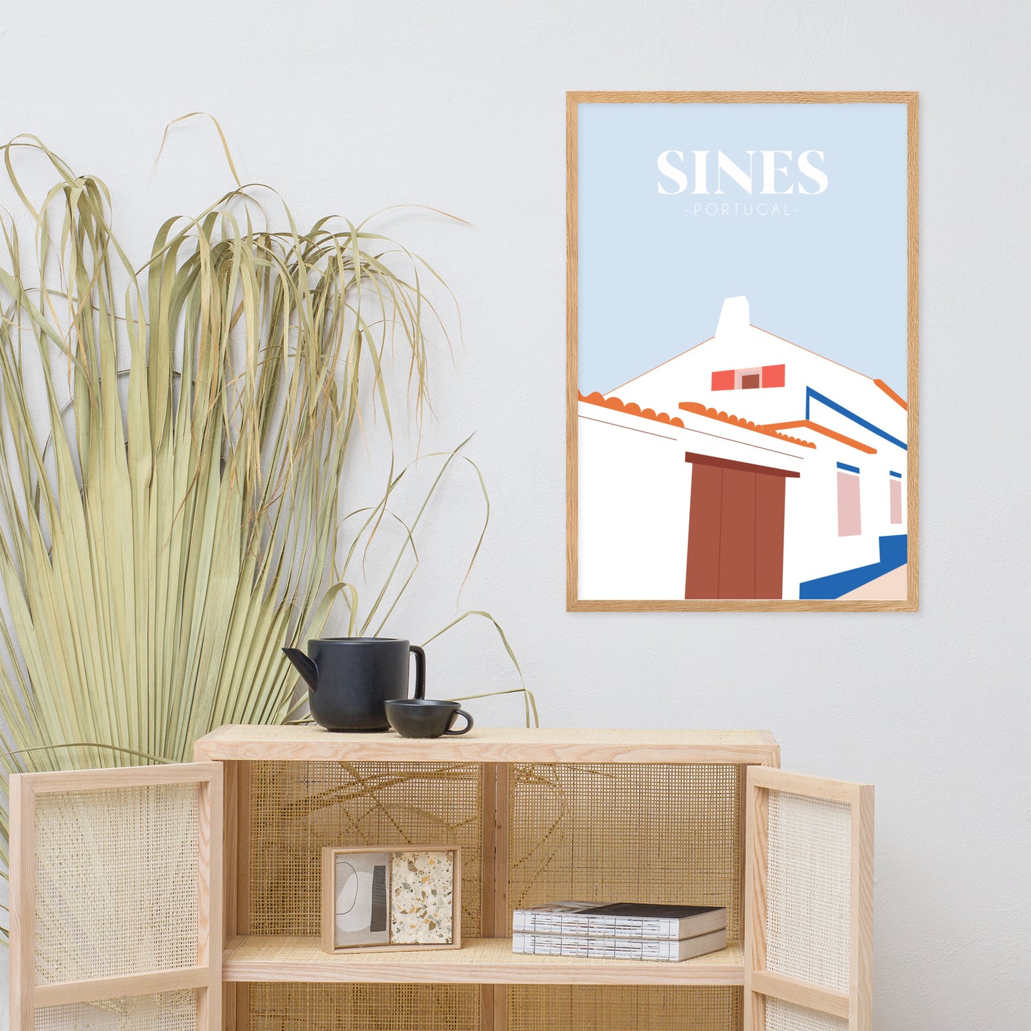 Affiche « Sines » encadrée