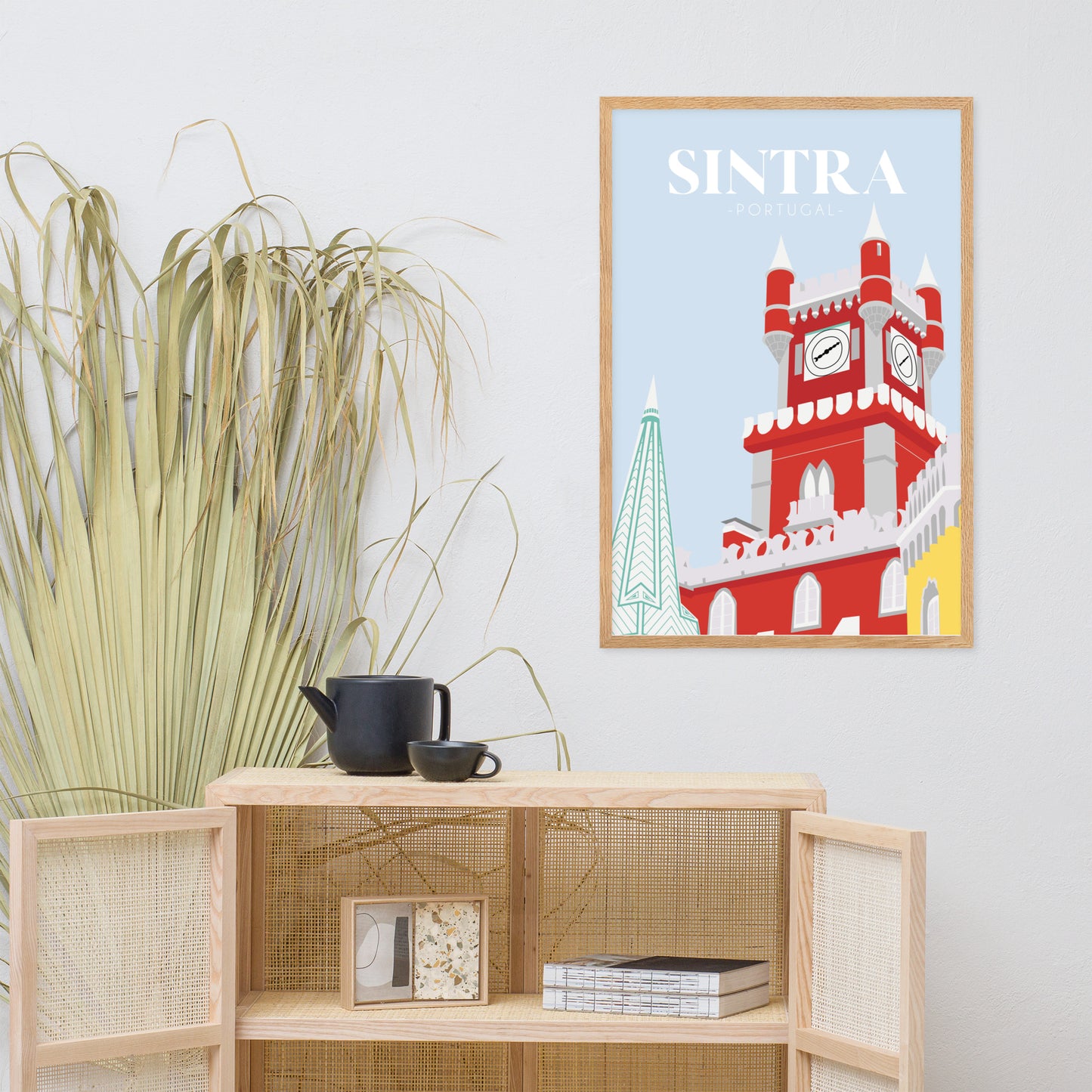 Affiche « Sintra » encadrée