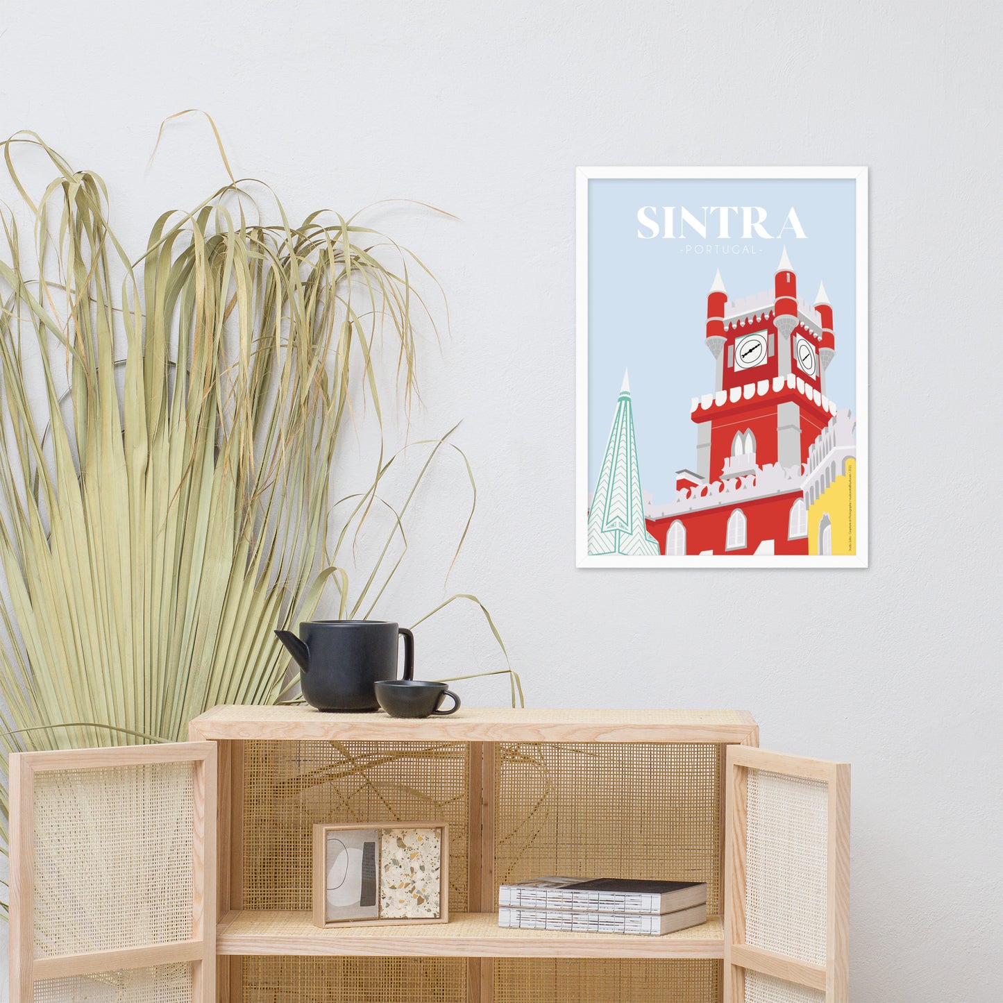 Affiche « Sintra » encadrée