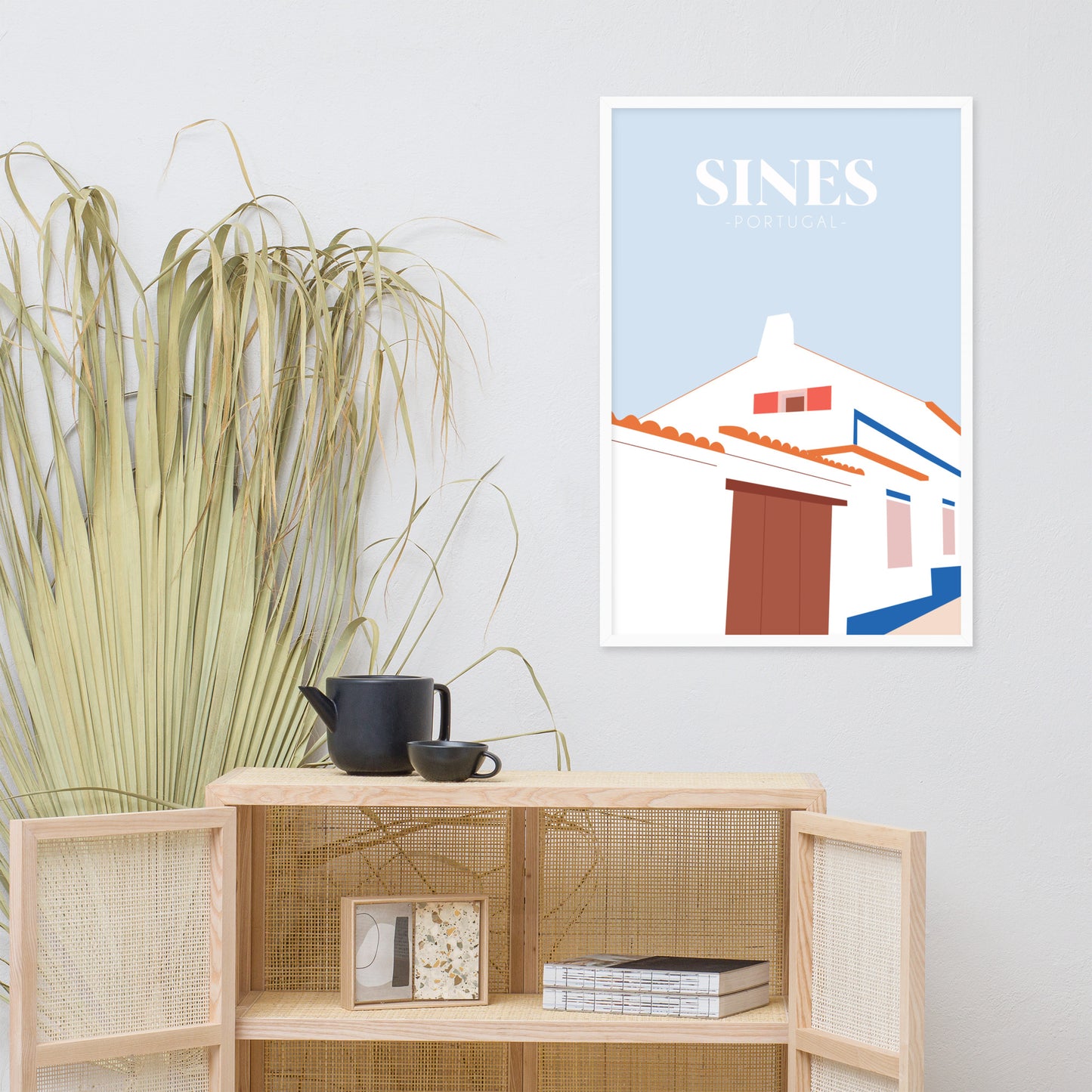 Affiche « Sines » encadrée