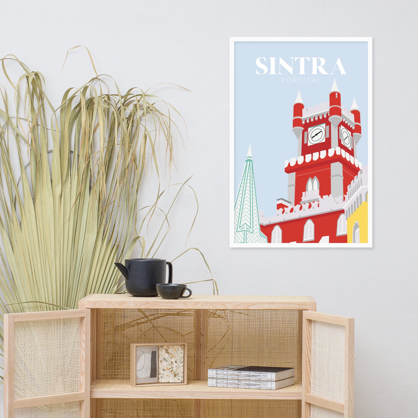 Affiche « Sintra » encadrée