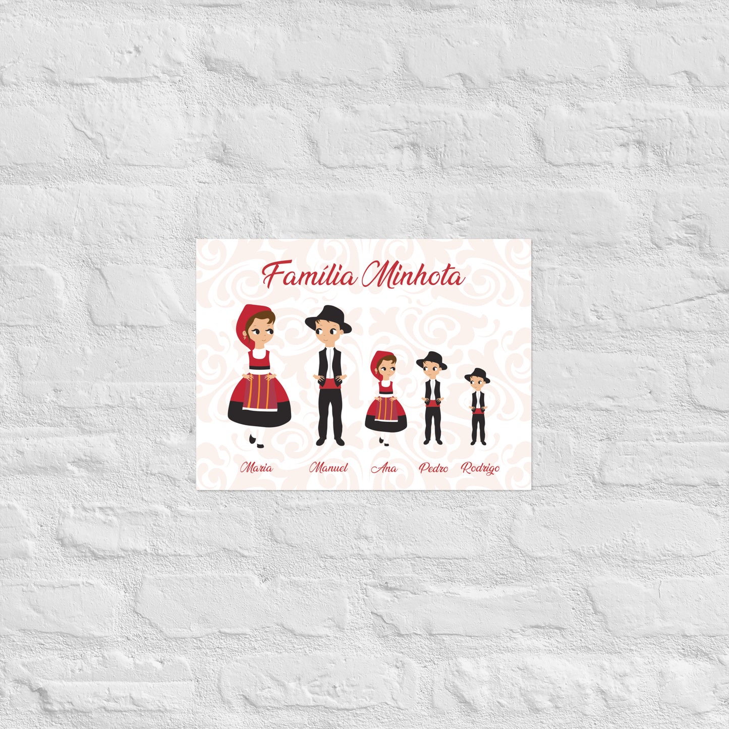 Poster “Família Minhota” personalizável