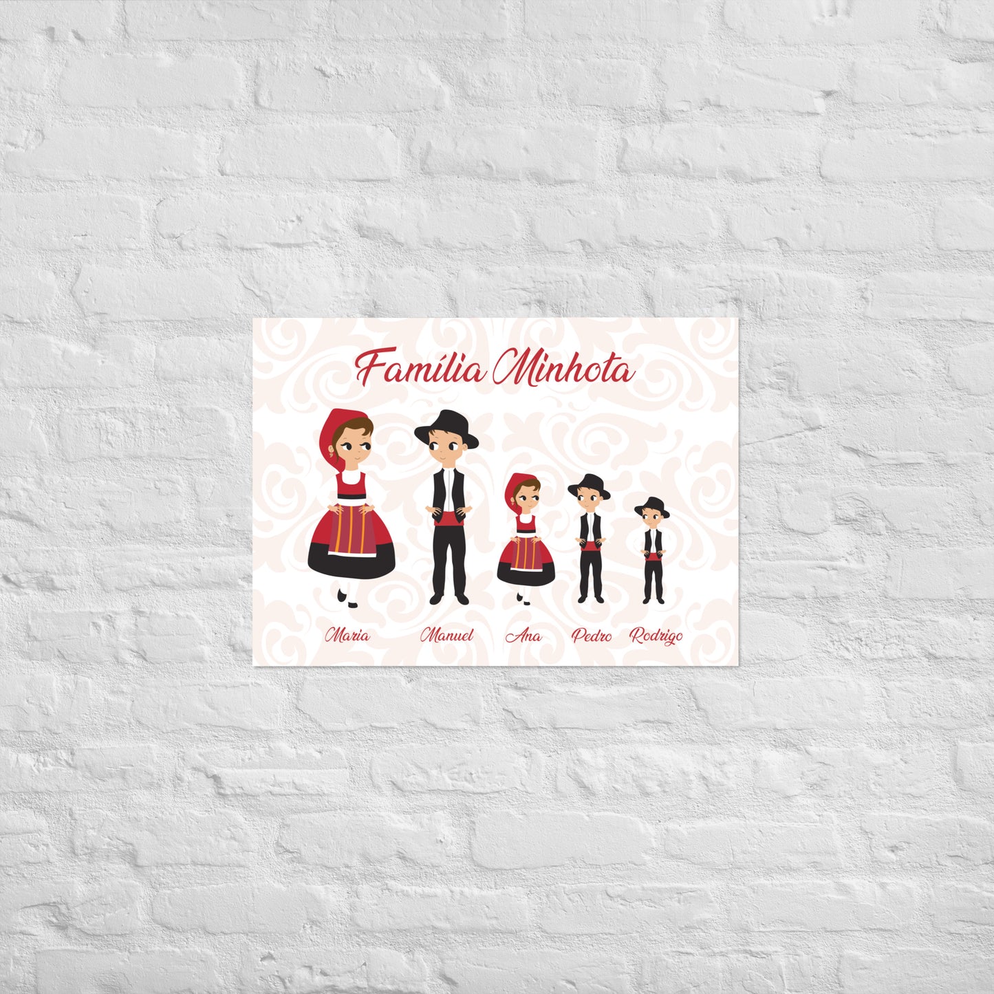 Poster “Família Minhota” personalizável