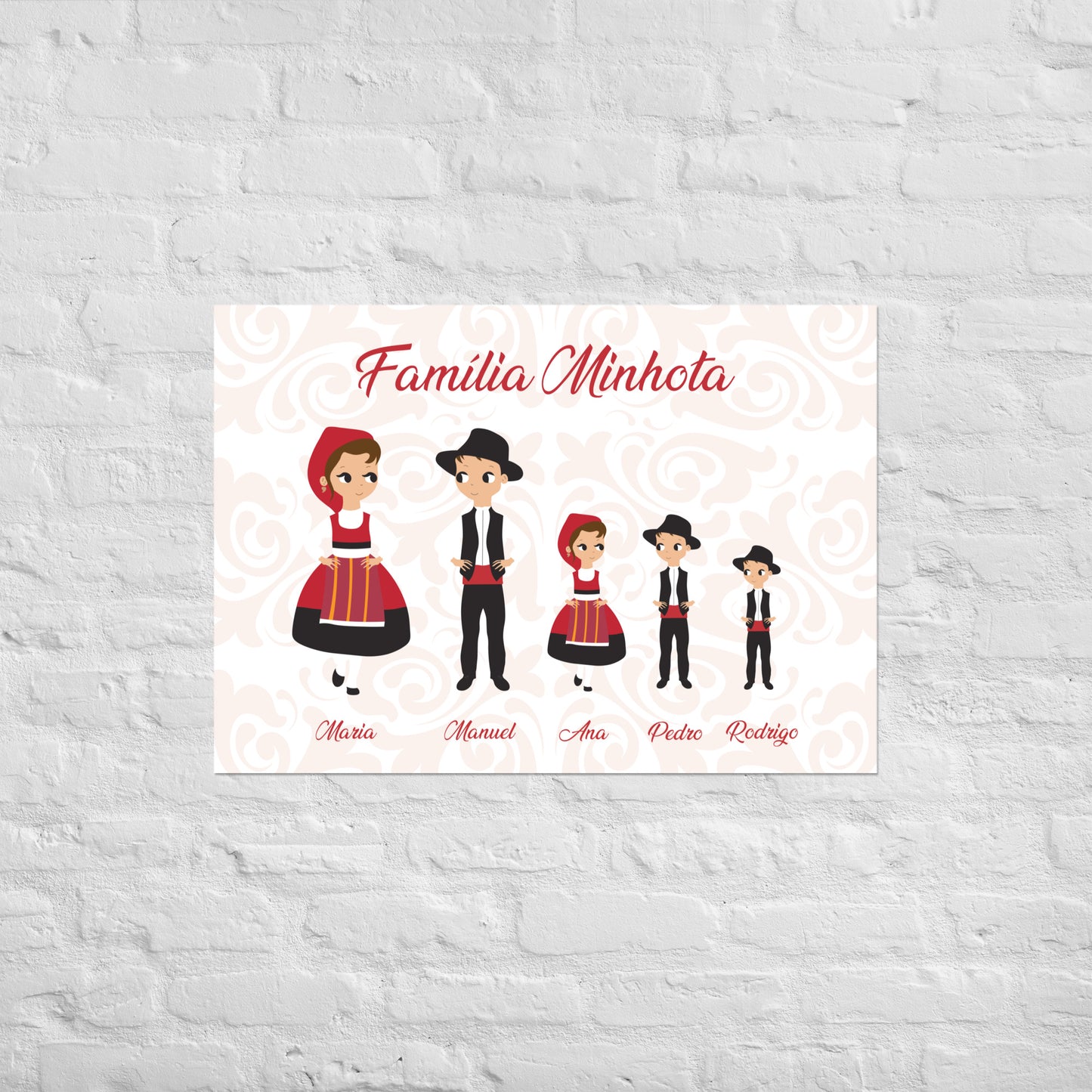 Poster “Família Minhota” personalizável