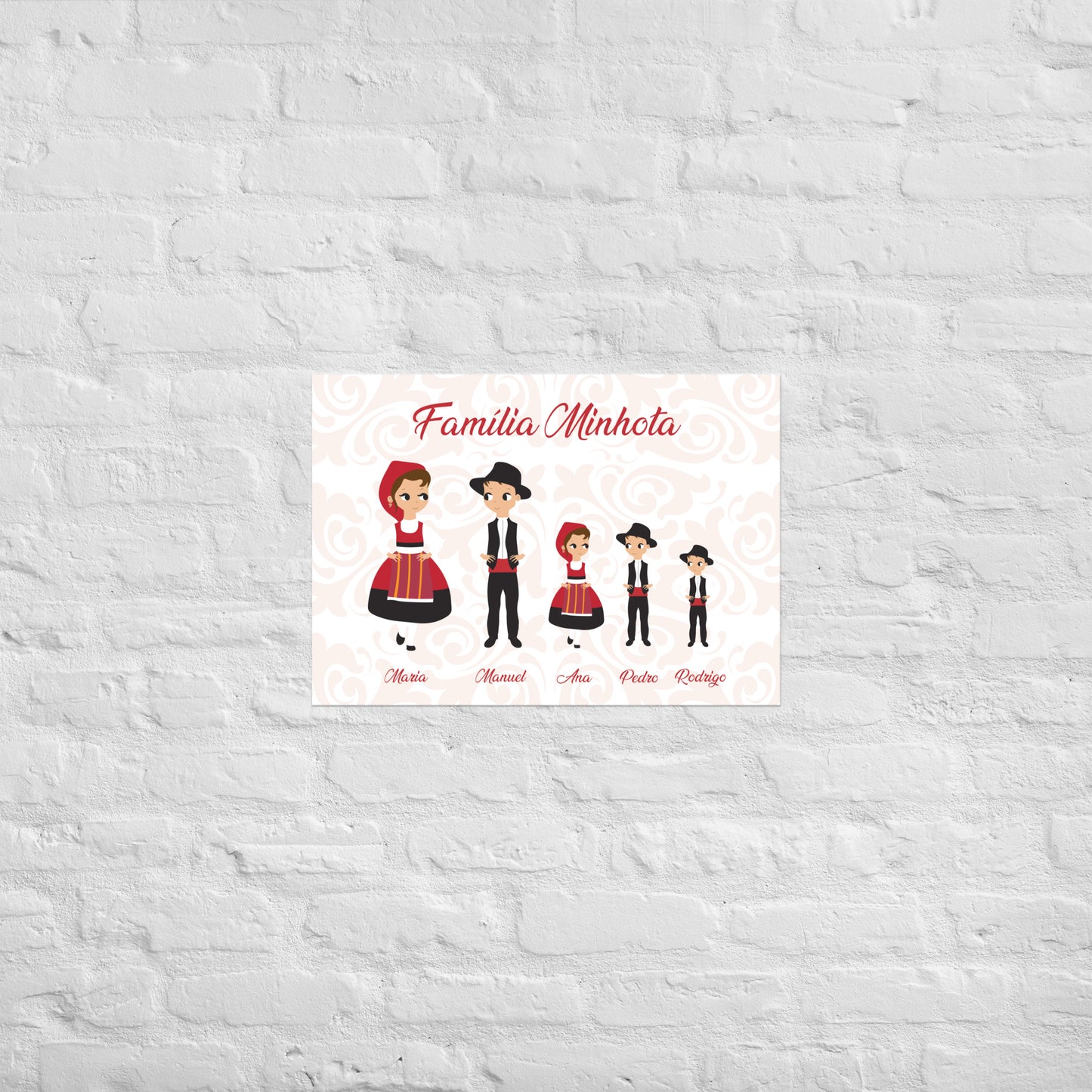 Poster “Família Minhota” personalizável