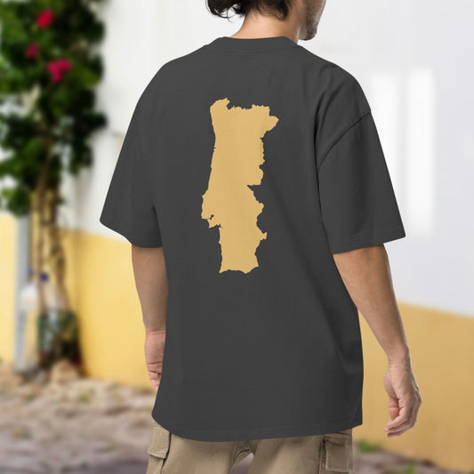 T-shirt oversized “Mapa de Portugal”