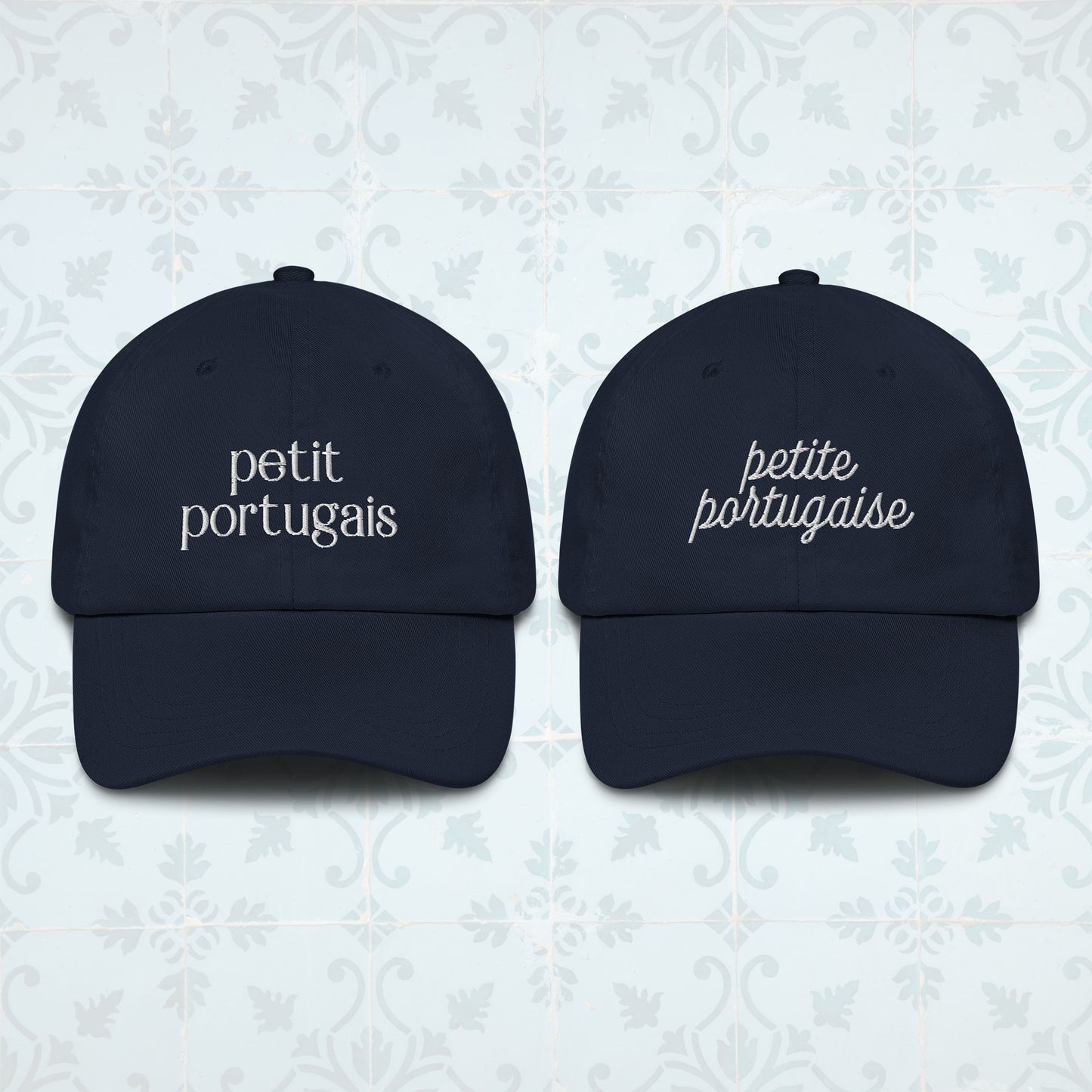 Duo de bonés “Pequeno Português/Pequeno Português”