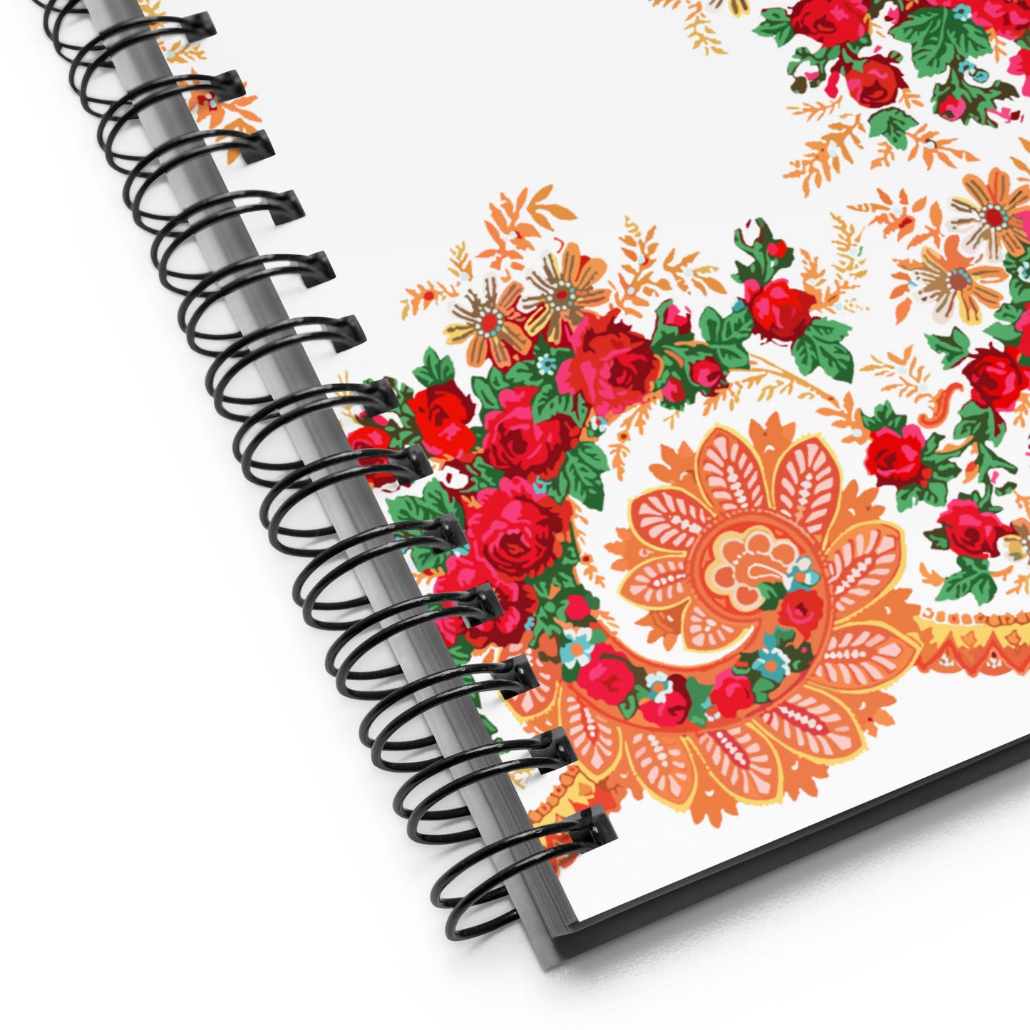 Caderno espiral A5 “Lenço português branco do Minhoto”