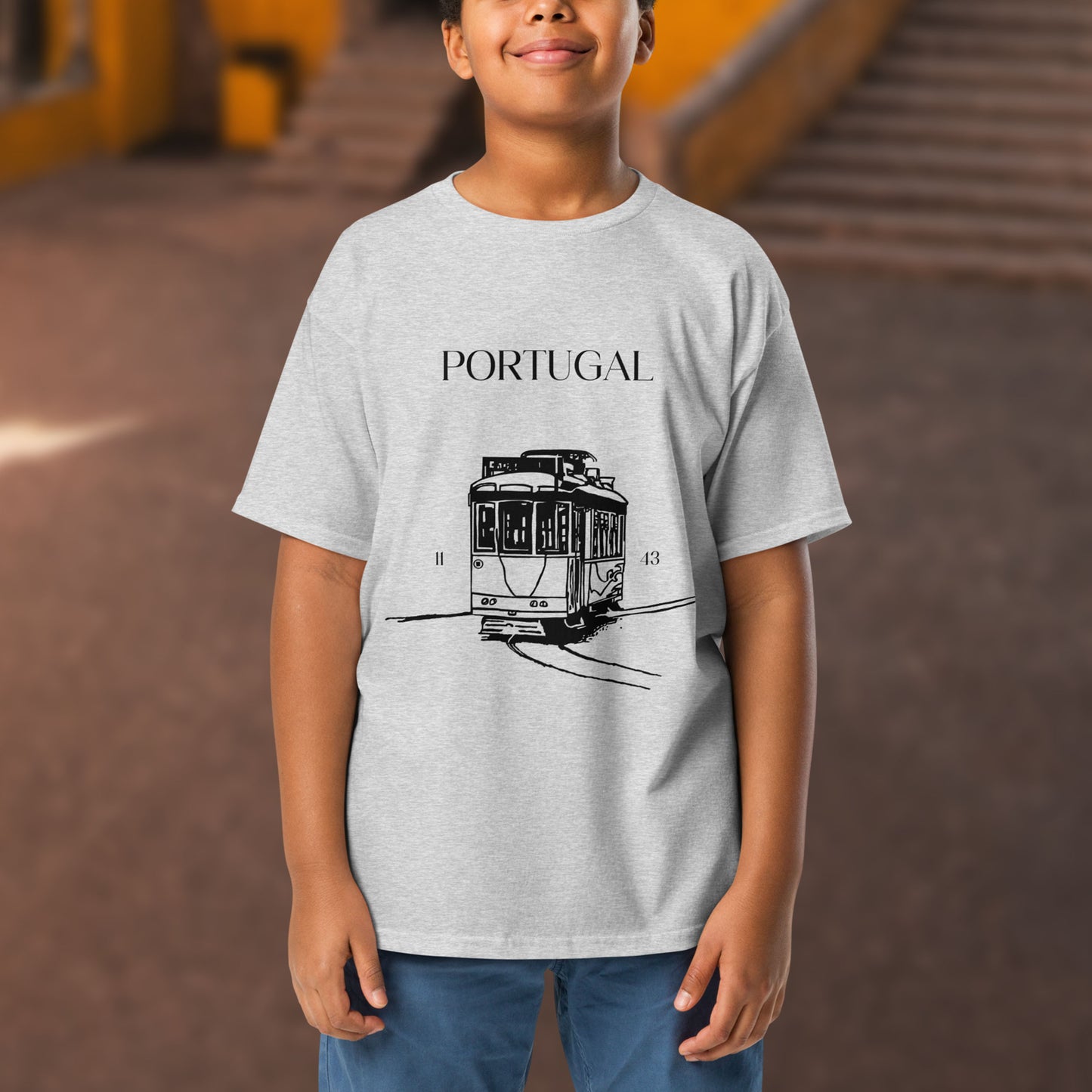 T-shirt infantil “Sketch Portugal”