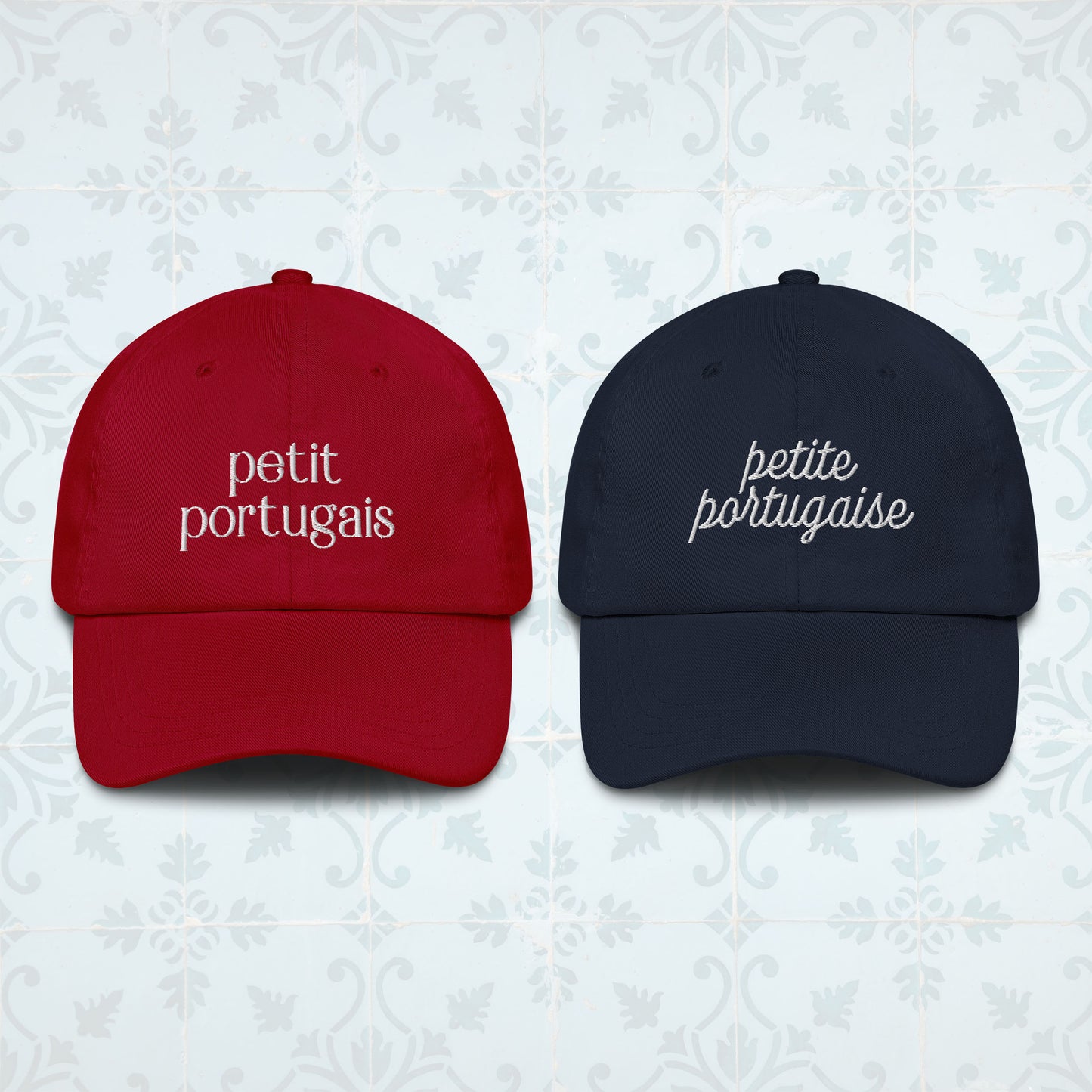 Duo de bonés “Pequeno Português/Pequeno Português”