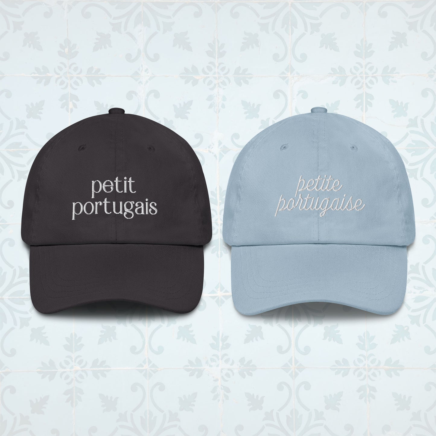 Duo de bonés “Pequeno Português/Pequeno Português”