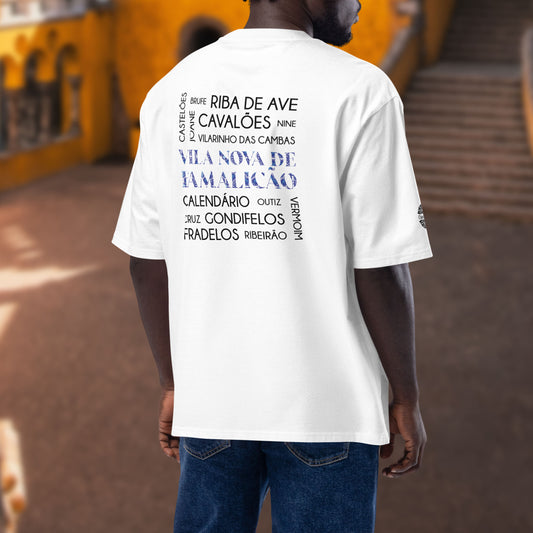 T-shirt oversize « Vila Nova de Famalicão e freguesias »