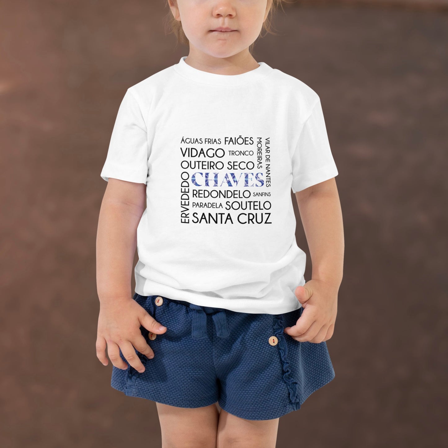 T-shirt infantil “Chaves e freguesias”