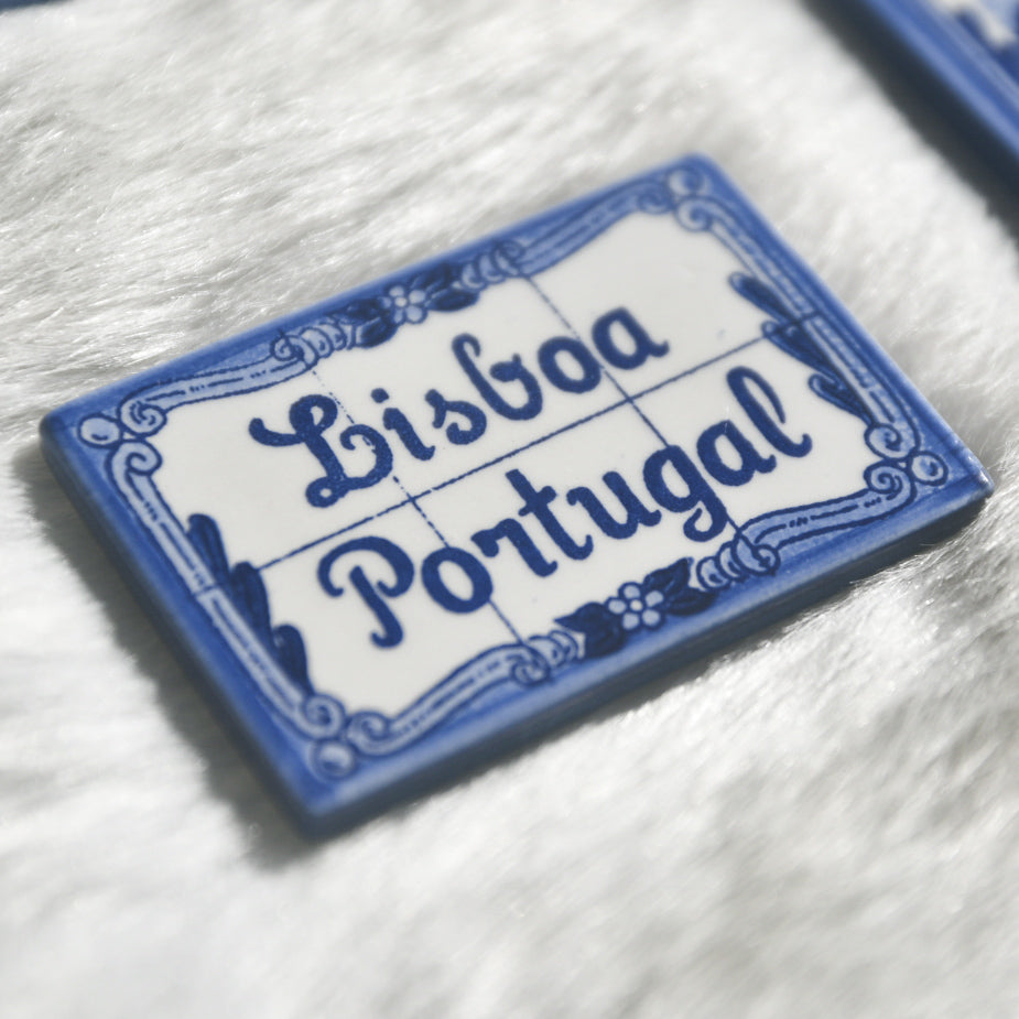 Íman de cerâmica “Azulejos de Lisboa”