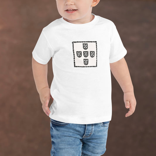 T-shirt petit enfant « Écusson Calçada Portuguesa »