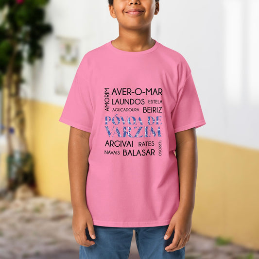 T-shirt enfant « Póvoa de Varzim e freguesias »