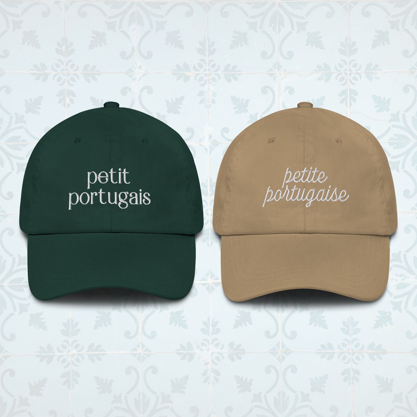 Duo de bonés “Pequeno Português/Pequeno Português”