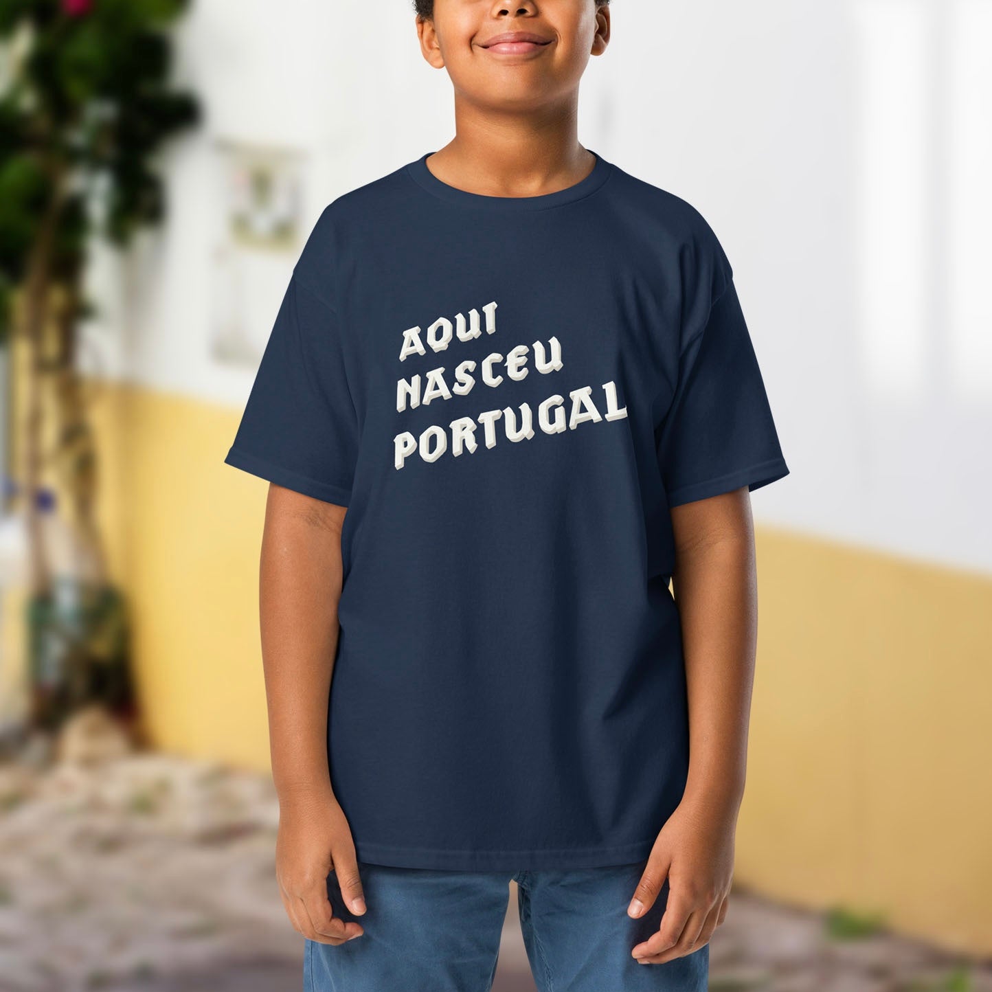 T-shirt infantil “Aqui Nasceu Portugal”