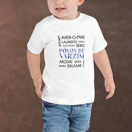 T-shirt infantil “Póvoa de Varzim e freguesias”