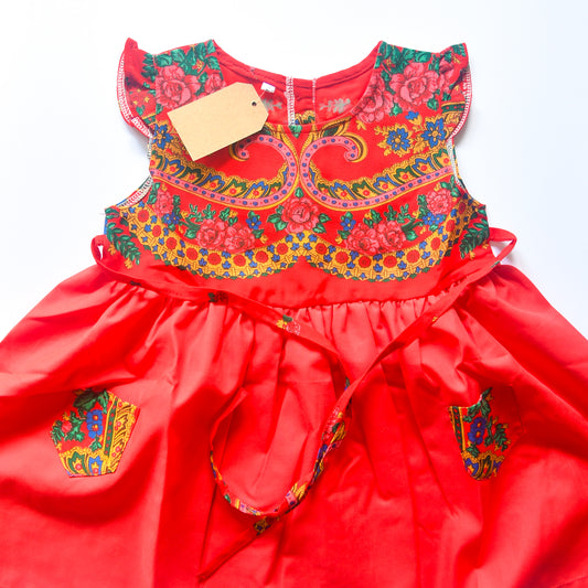 Robe enfant « Minhota » - Rouge