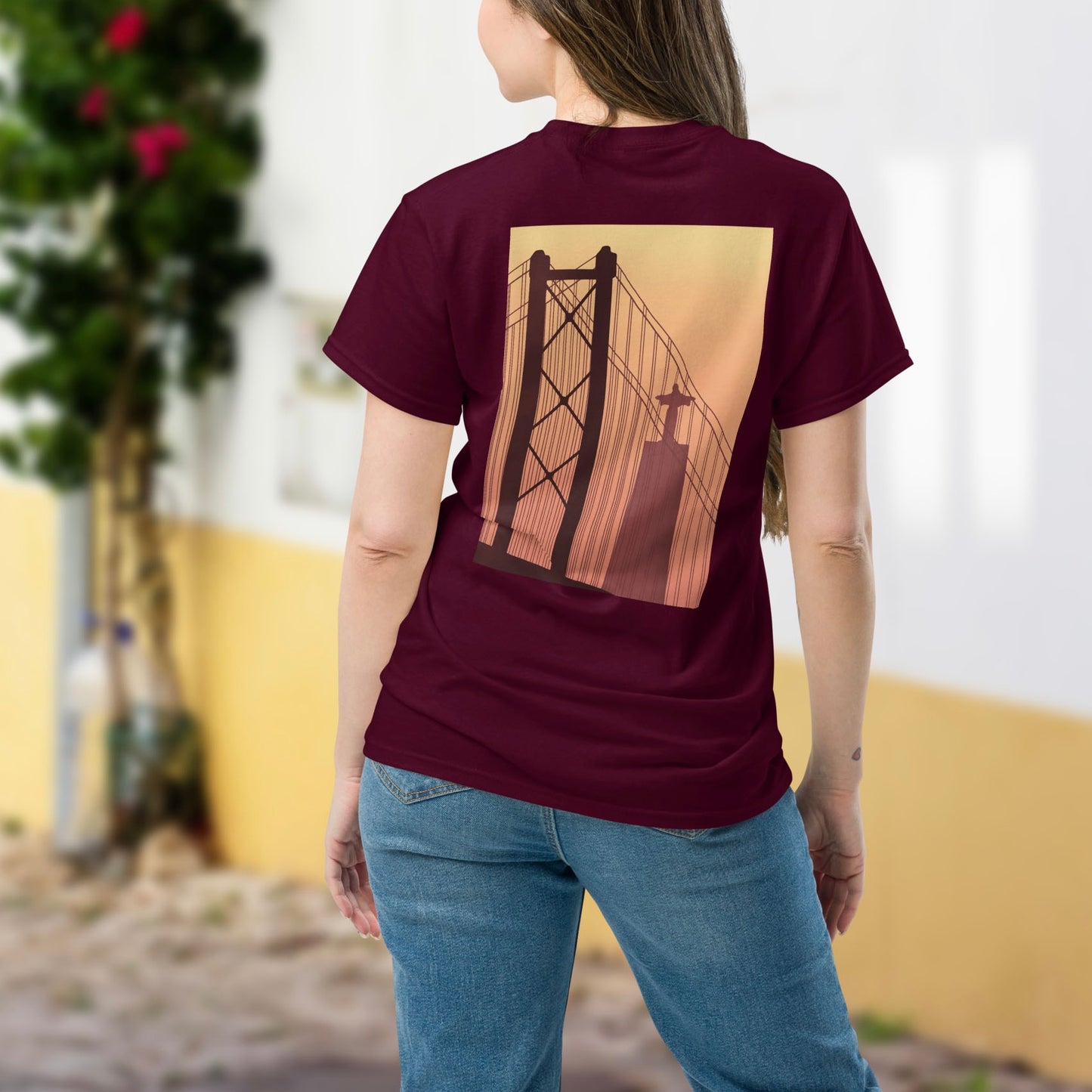 T-shirt « Coucher de soleil à Lisbonne »