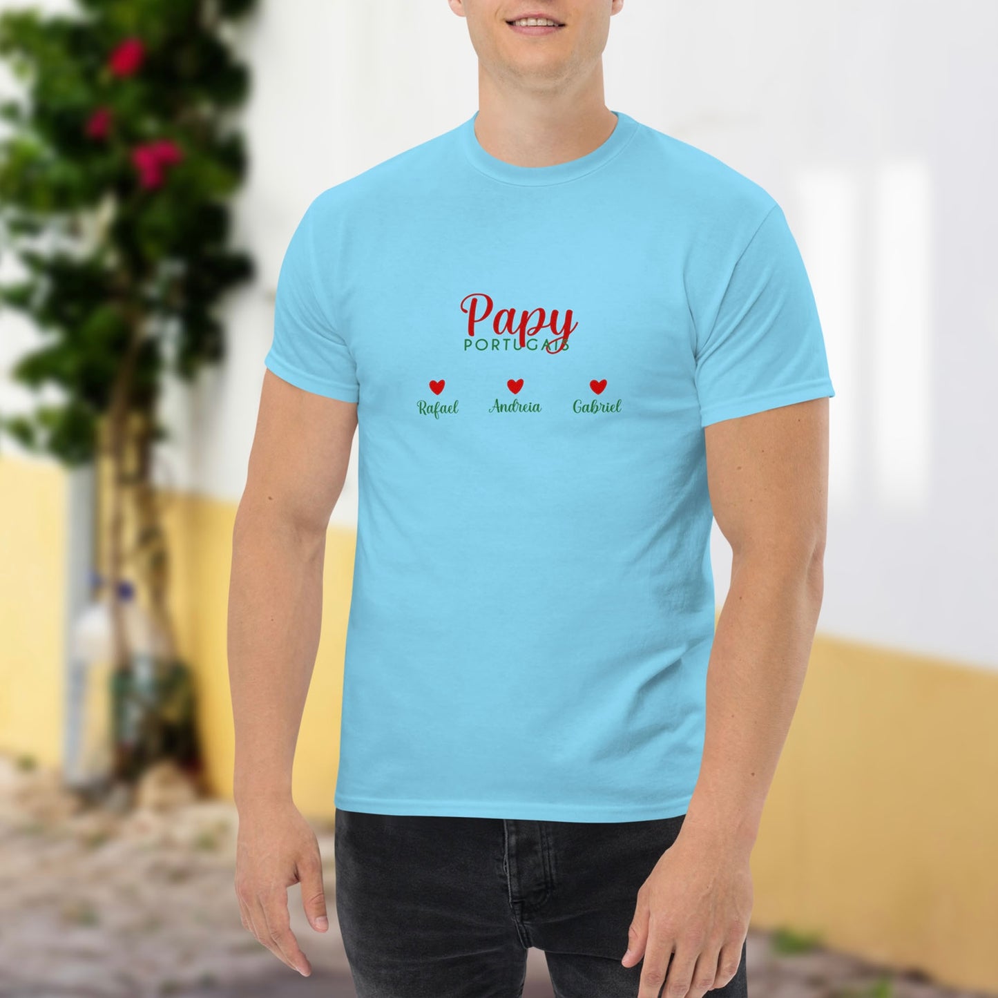 T-shirt « Papy portugais » personnalisable