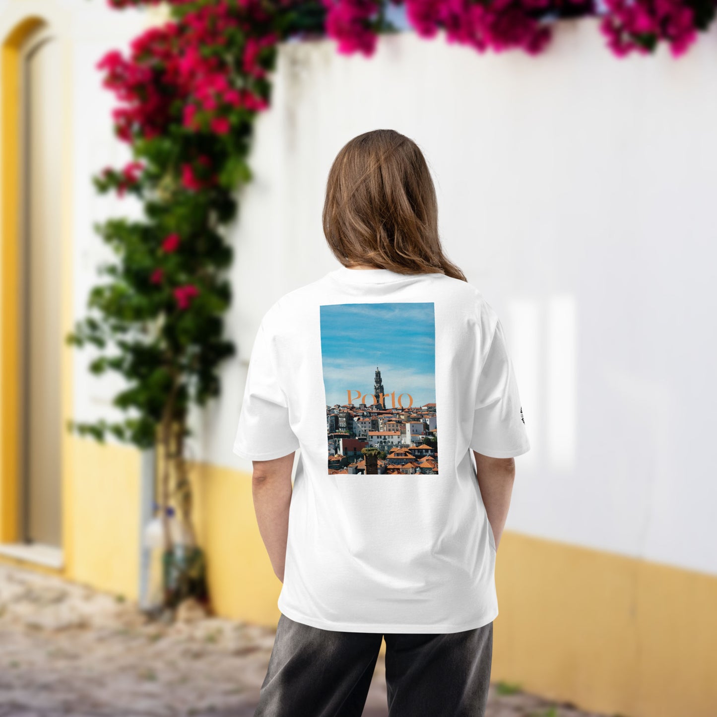 T-shirt oversize « Photo Porto »