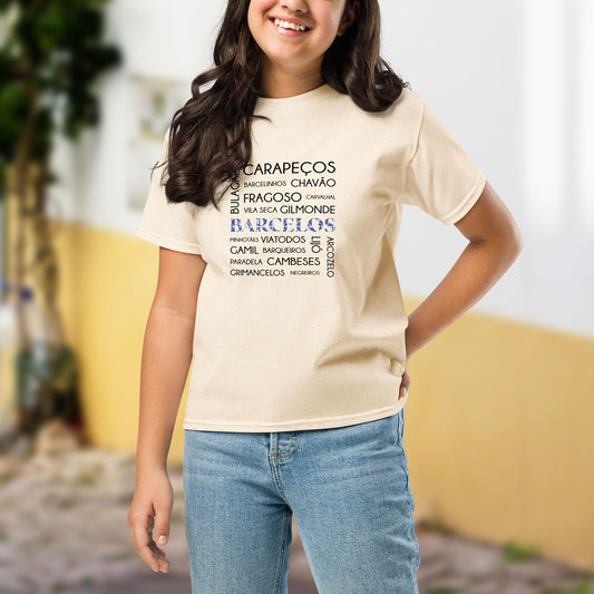 T-shirt infantil “Barcelos e freguesias”