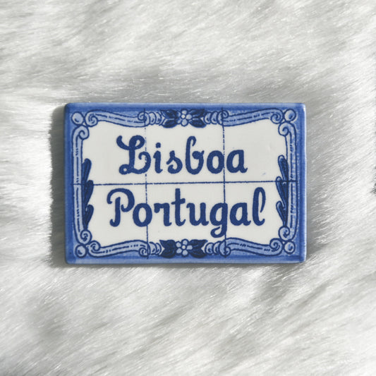 Íman de cerâmica “Azulejos de Lisboa”