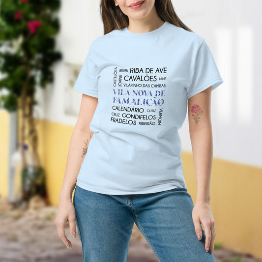 T-shirt “Vila Nova de Famalicão e freguesias”