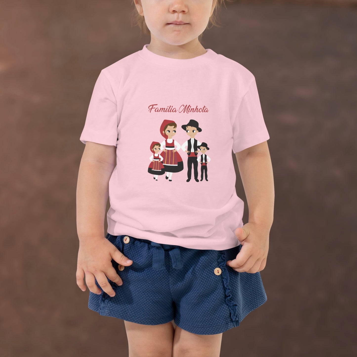 T-shirt infantil “Família Minhota” personalizável