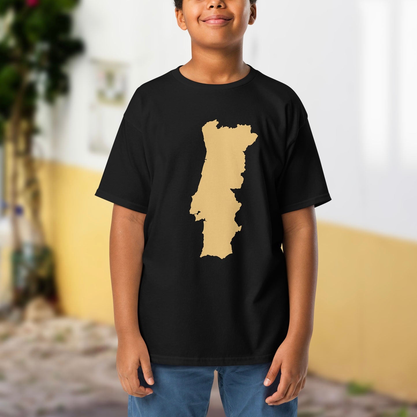 T-shirt infantil “Mapa de Portugal”