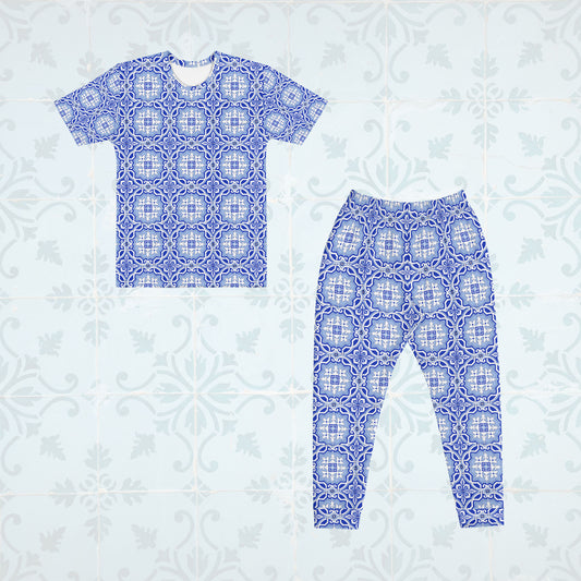 Ensemble t-shirt + pantalon de jogging « Azulejos de Porto »