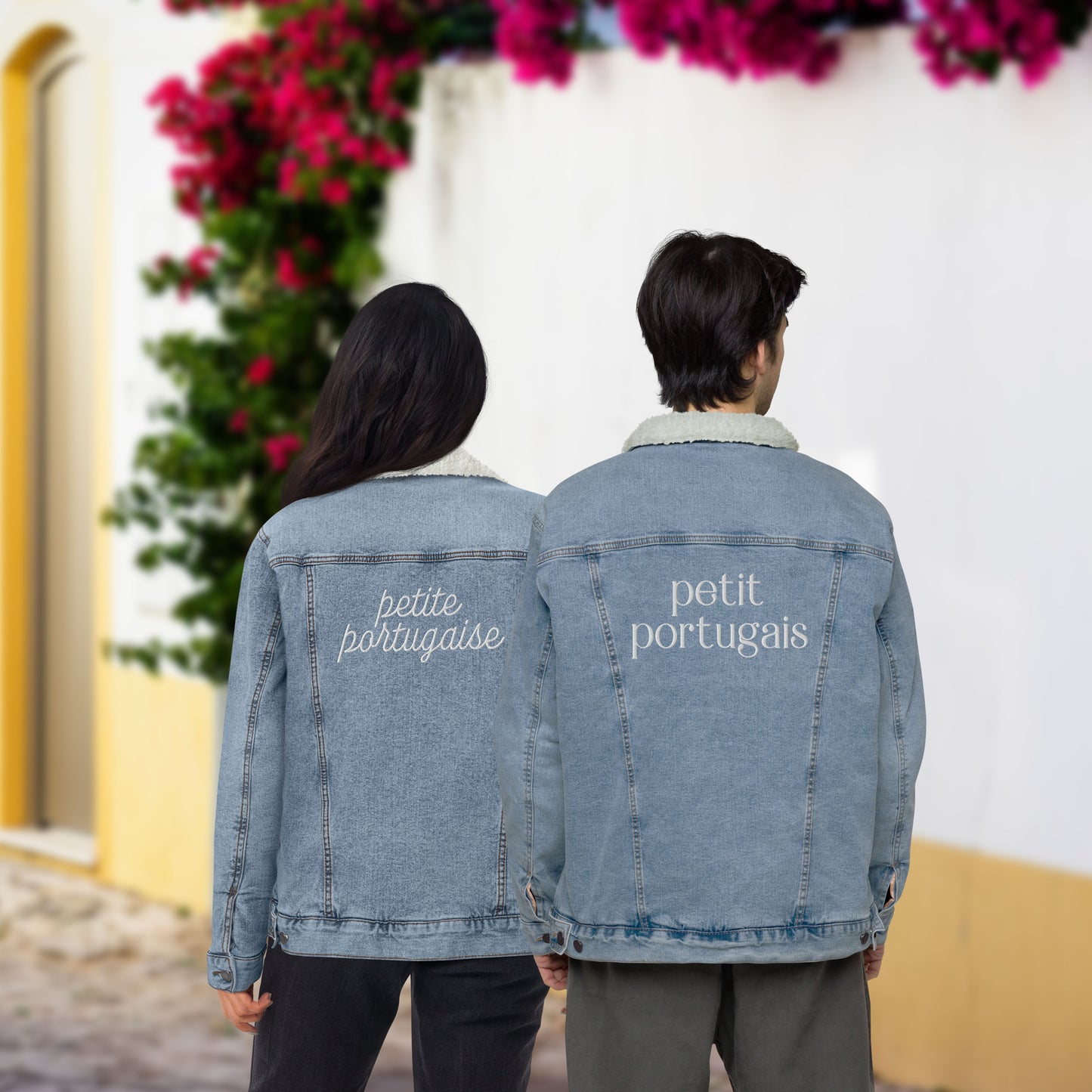 Duo de jaqueta jeans moumoute “Little Portuguese / Little Portuguese”