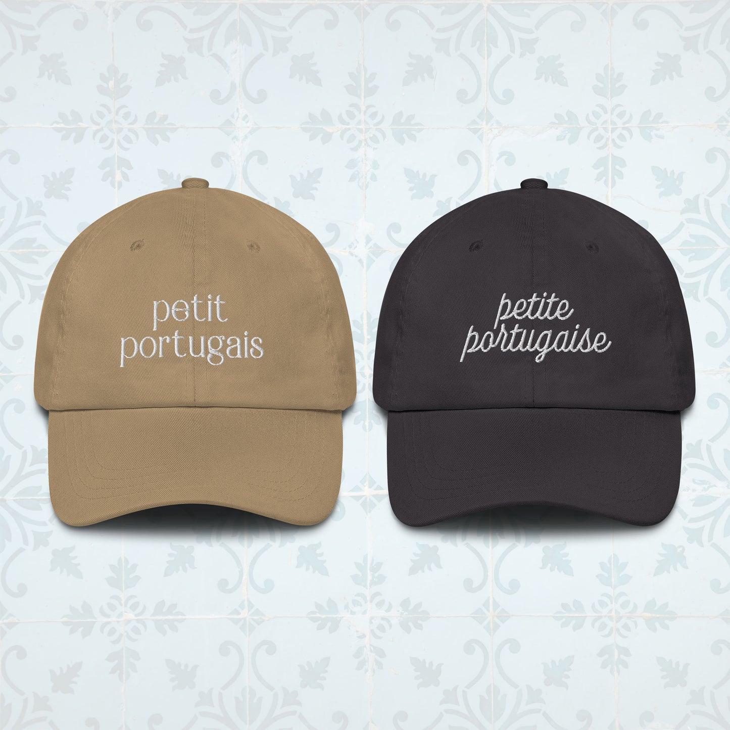 Duo de bonés “Pequeno Português/Pequeno Português”