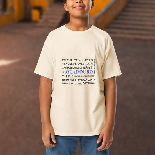 T-shirt infantil “Mogadouro e freguesias”