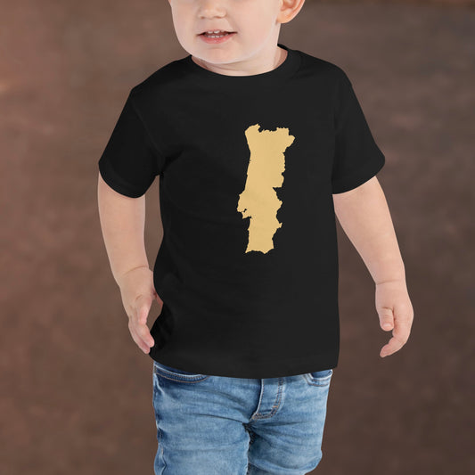 T-shirt petit enfant « Carte du Portugal »