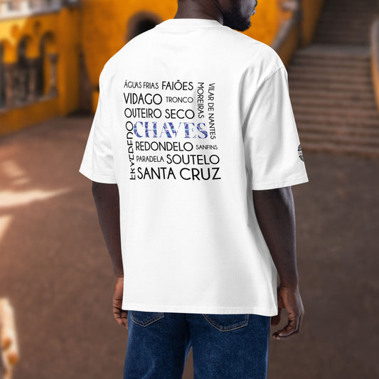 T-shirt oversize « Chaves e freguesias »